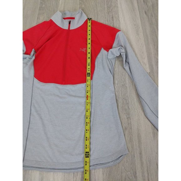 Arc'teryx Taema Half Zip Neck Long Sleeve Shirt Womens Medium Lightweight UPF - Picture 12 of 13